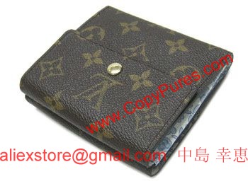 LOUIS VUITTON　ルイヴィトン　モノグラム・フルリ　LV　フラワー・モチーフ　ヴィオレ　Wホック財布　ポルトフォイユ・エリーズ　M60236